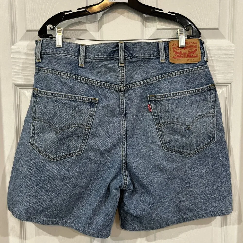 Levi Strauss Men's 550 Jeans Dungaree Shorts Men's 38 Levi's Denim 6.5